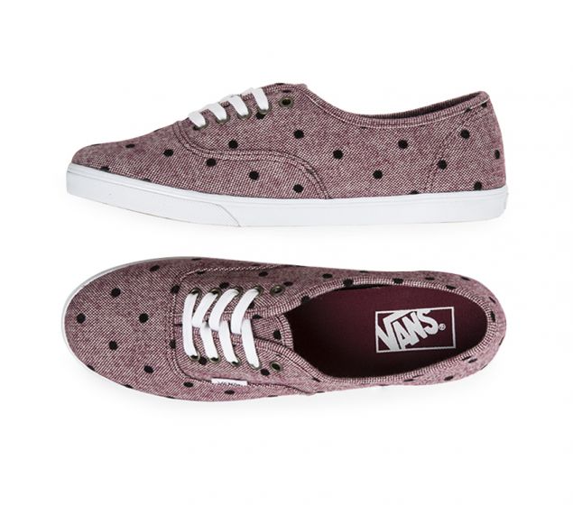 VANS | AUTHENTIC | LO PRO | BURGANDY/WHITE
