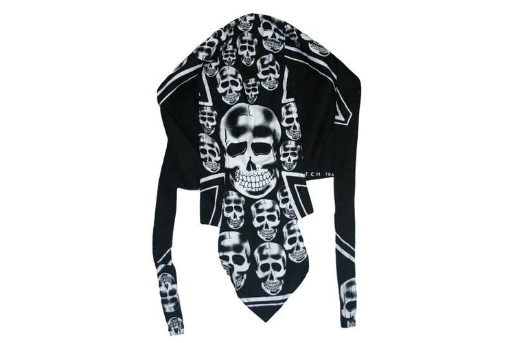 Black Skull and Crossbones Zandana - Sillycube Demo Shop