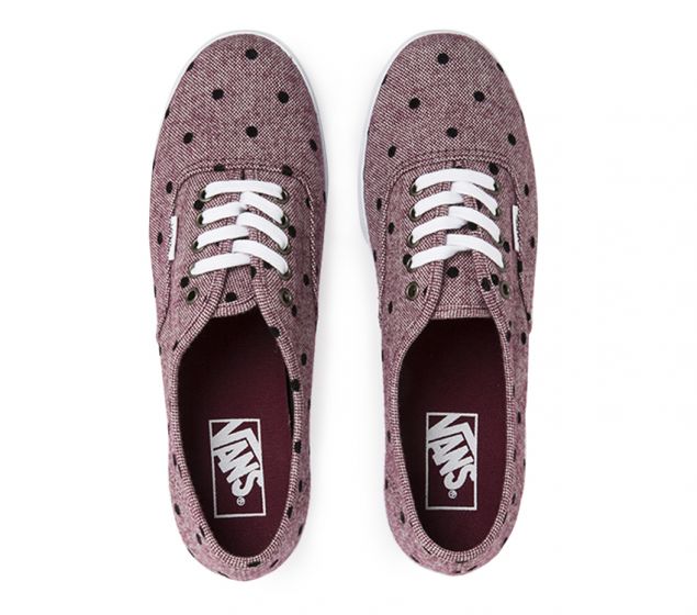 VANS | AUTHENTIC | LO PRO | BURGANDY/WHITE