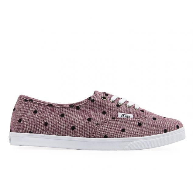 VANS | AUTHENTIC | LO PRO | BURGANDY/WHITE