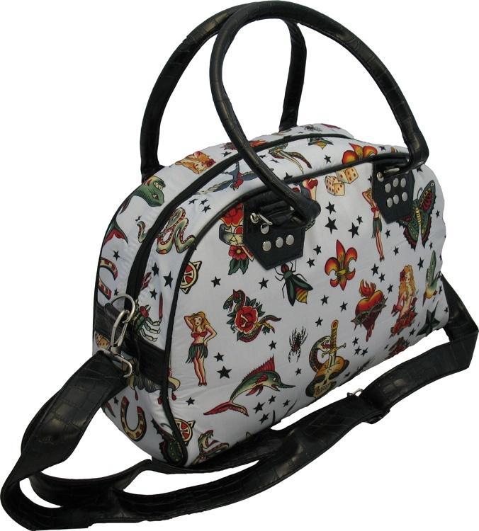 Large Tattoo Motif Bag (Various Colours) - Sillycube Demo Shop