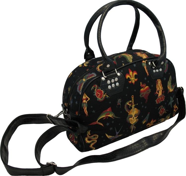 Large Tattoo Motif Bag (Various Colours) - Sillycube Demo Shop