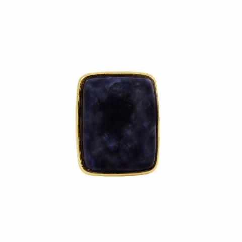 Oxalis - Sodalite 18k Gold Plated Ring
