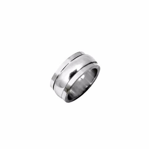 Hud - 950 Sterling Silver Spinner Ring | LISTIC