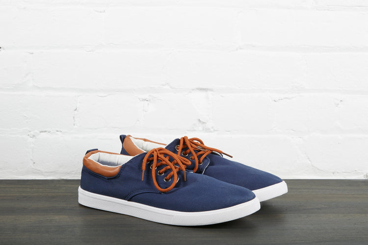 Pair Of Navy Blue Skate Shoes - Sillycube Demo Shop