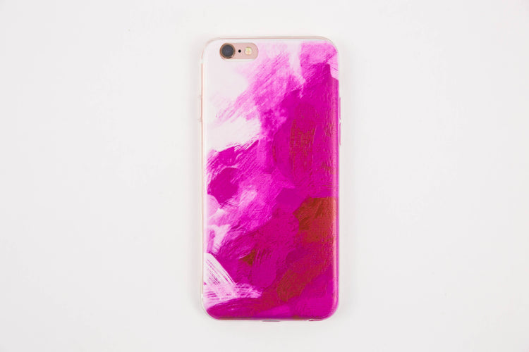 Pink Painted iPhone 6 Plus Case - Sillycube Demo Shop