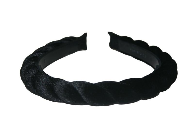 Black Velvet Hair Bands (Various Styles) - Sillycube Demo Shop