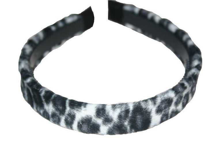 Animal Print Furry Hair Band (Various Colours) - Sillycube Demo Shop