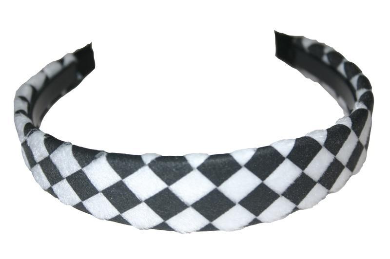 Checked Hair Band (Various Colours) - Sillycube Demo Shop