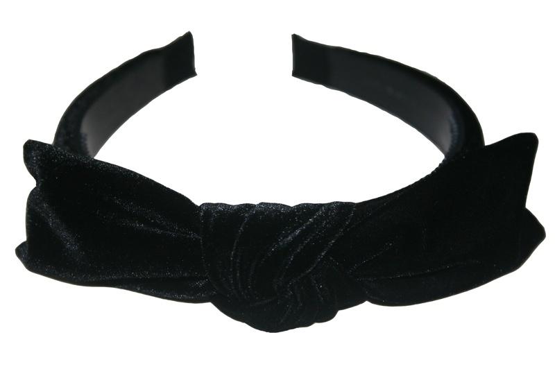 Black Velvet Hair Bands (Various Styles) - Sillycube Demo Shop