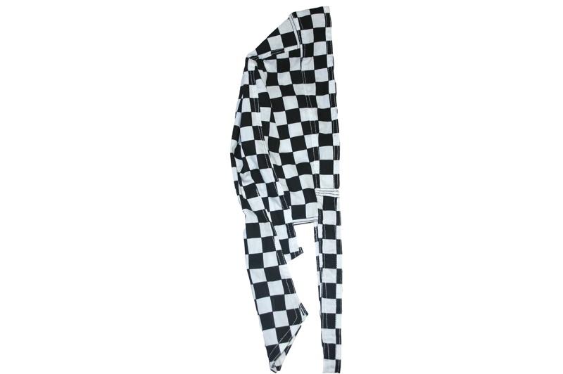Black and White Checked Zandana - Sillycube Demo Shop