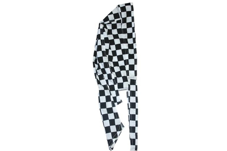 Black and White Checked Zandana - Sillycube Demo Shop