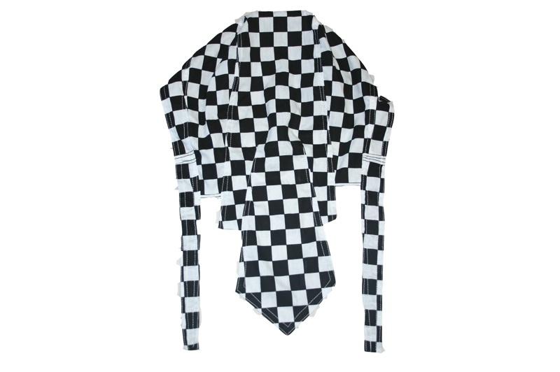 Black and White Checked Zandana - Sillycube Demo Shop