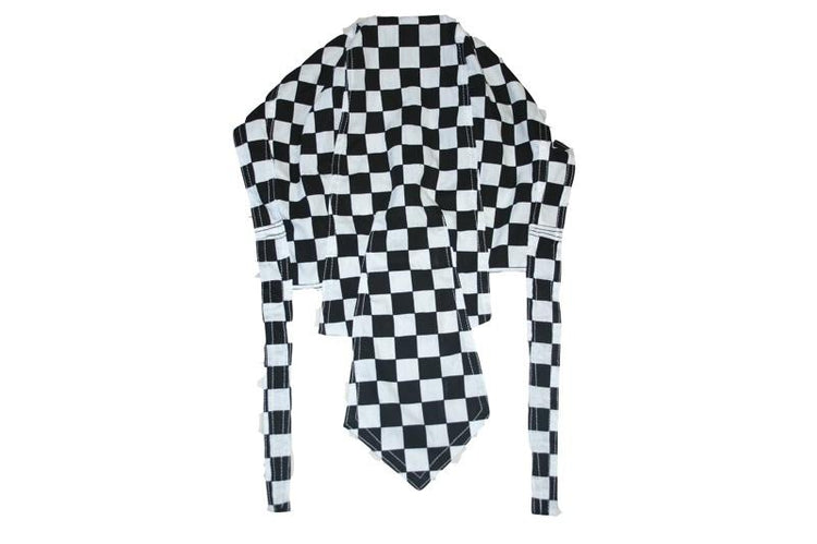 Black and White Checked Zandana - Sillycube Demo Shop