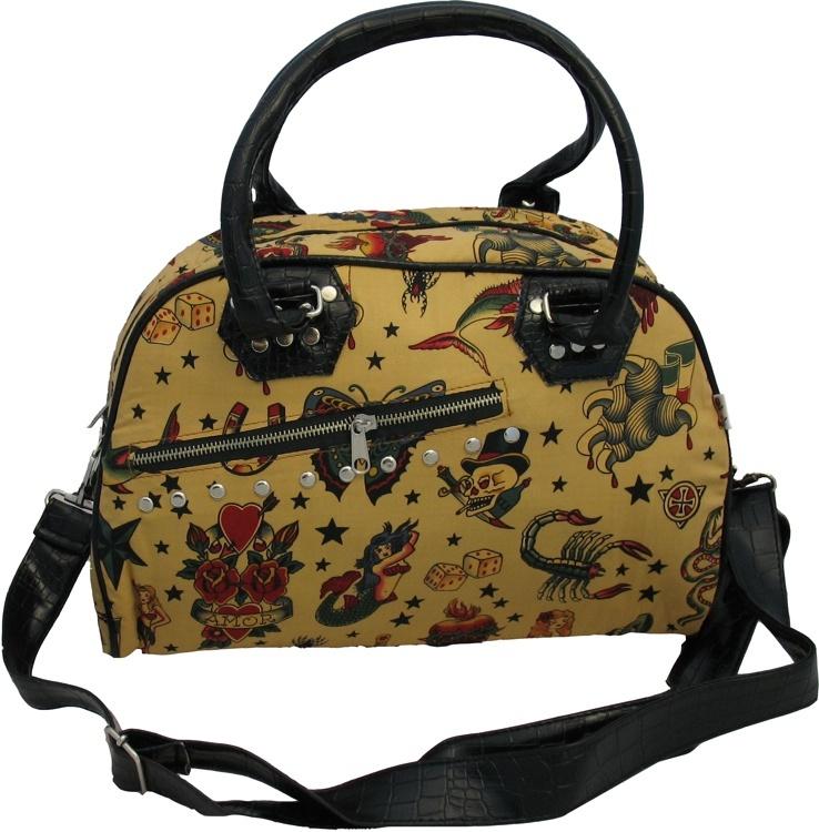 Large Tattoo Motif Bag (Various Colours) - Sillycube Demo Shop
