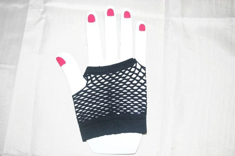 Black Fishnet Fingerless Gloves - Sillycube Demo Shop