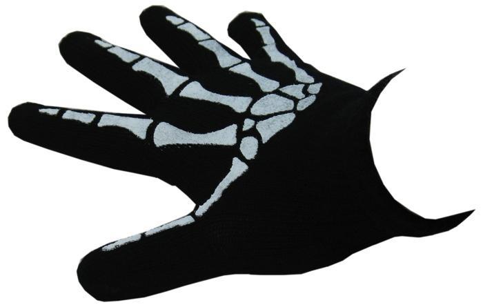 Black Gloves with Skeleton Design - Sillycube Demo Shop
