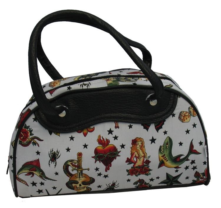 Medium Tattoo Motif Bag (Various Colours) - Sillycube Demo Shop