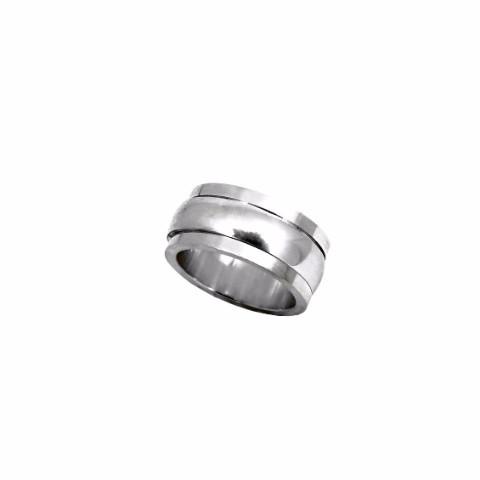 Hud - 950 Sterling Silver Spinner Ring | LISTIC