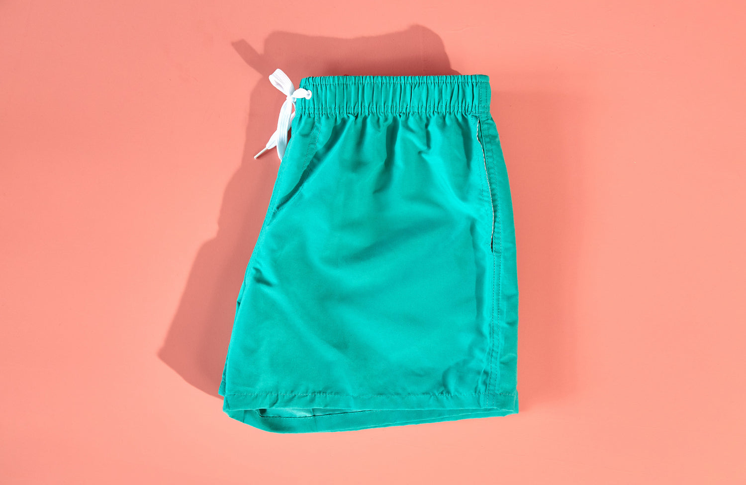 Fun Teal Swim Trunks - Sillycube Demo Shop