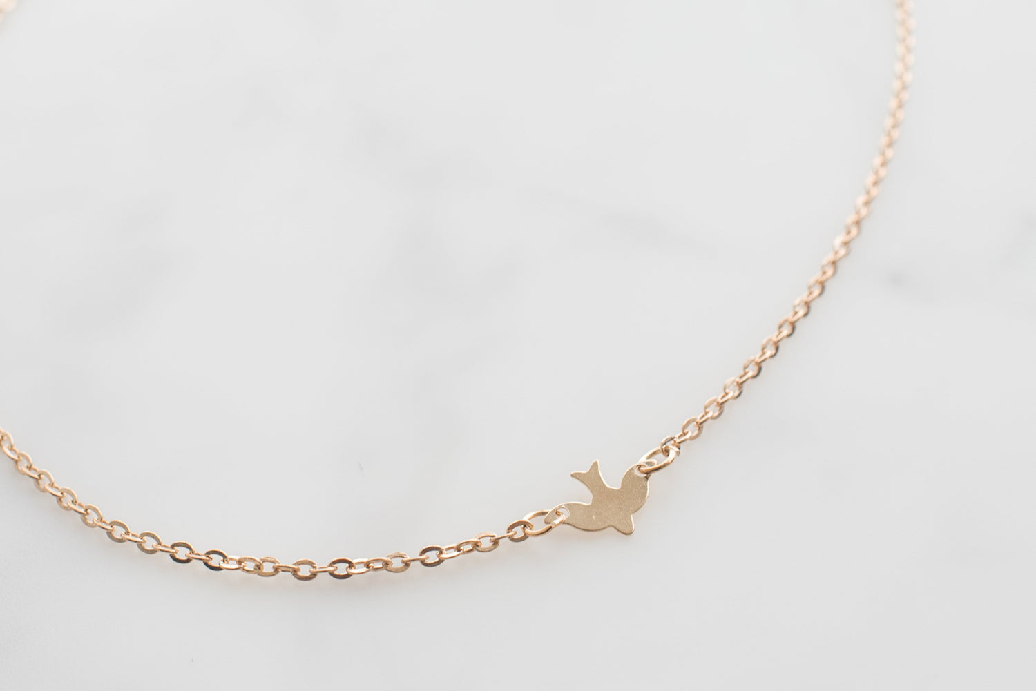 Gold Bird Necklace - Sillycube Demo Shop