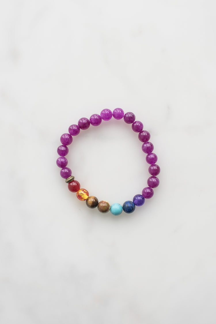 Purple Chakra Bracelet - Sillycube Demo Shop