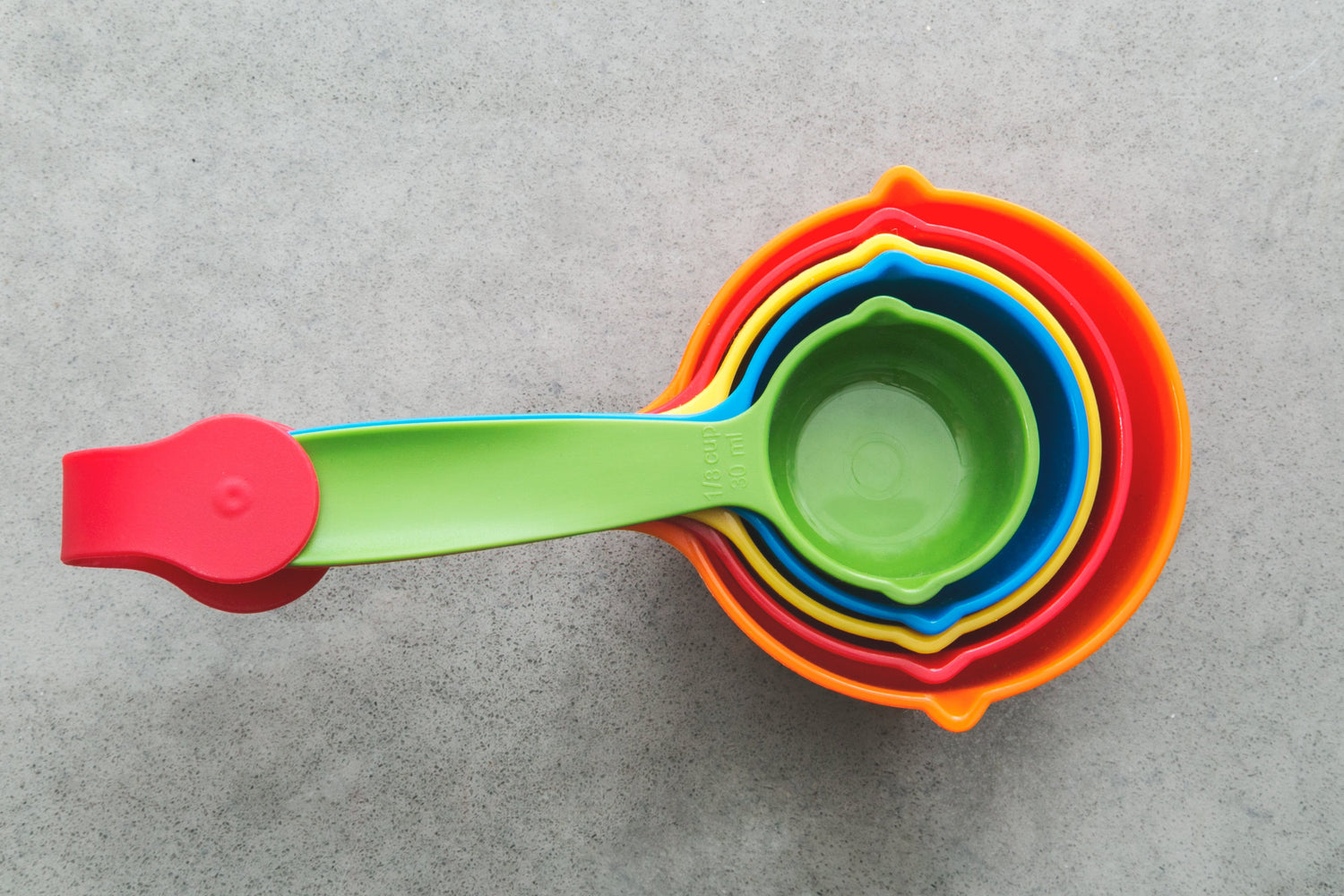 Rainbow Measuring Cups - Sillycube Demo Shop